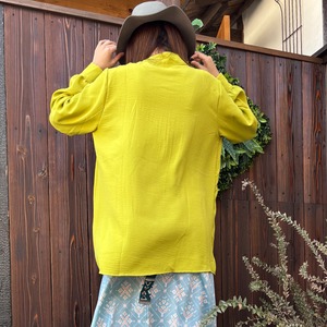 胸元ふんわりシンプルブラウス