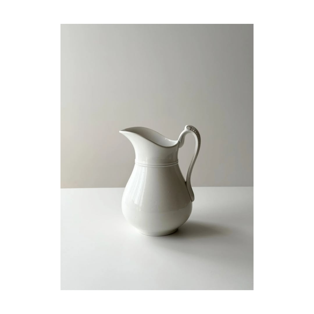 Villeroy&Boch ビレロイボッホ / 白釉の大きなピシェ