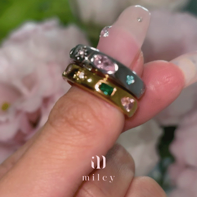 colorful stone ring