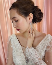 チェーンビジュー( ピアス / イヤリング)