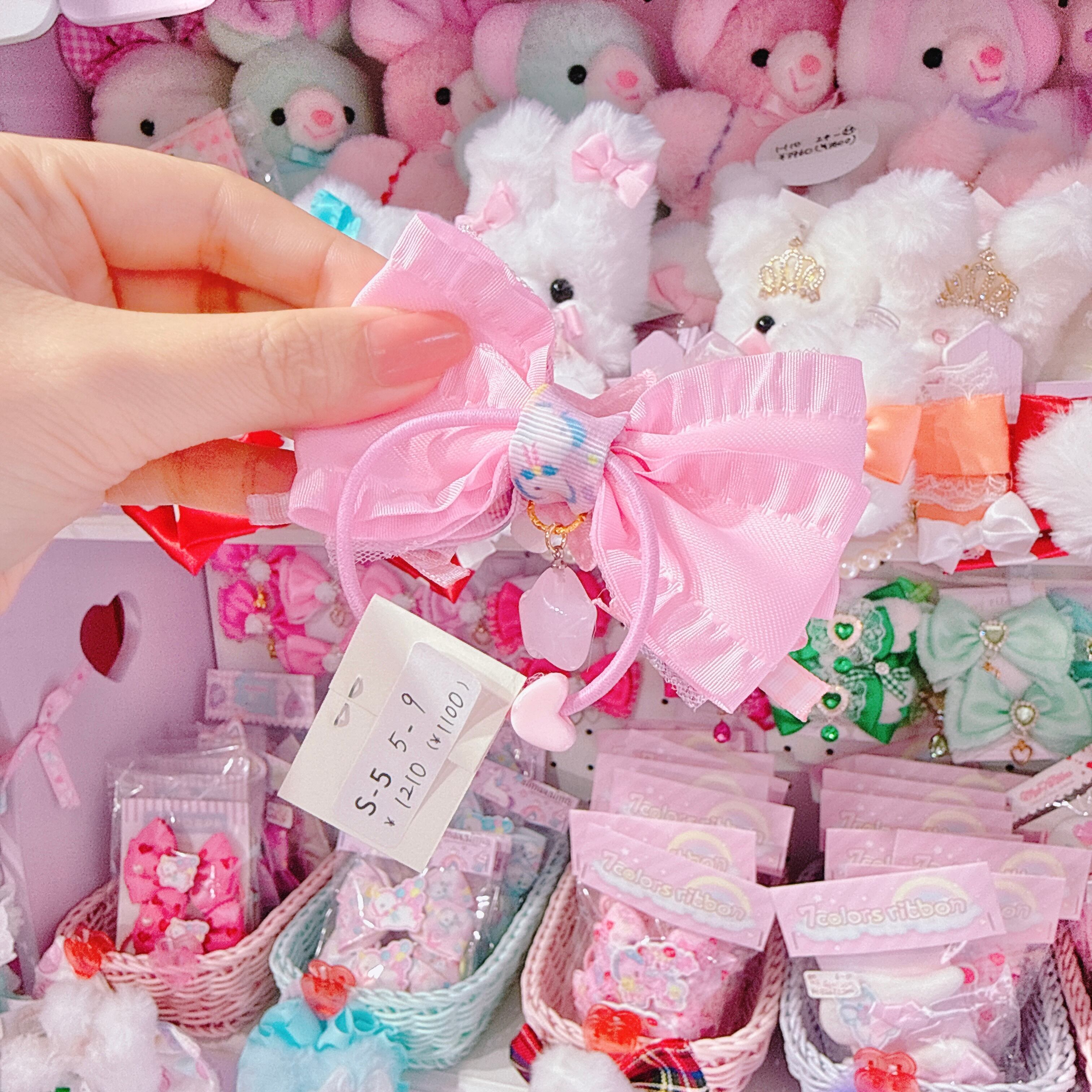 【S5】5-9 18cmリボンヘアゴム