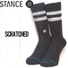 ソックス 靴下 STANCE スタンス SCRATCHED SOCKS A555D23SCRL（27cm-31cm）