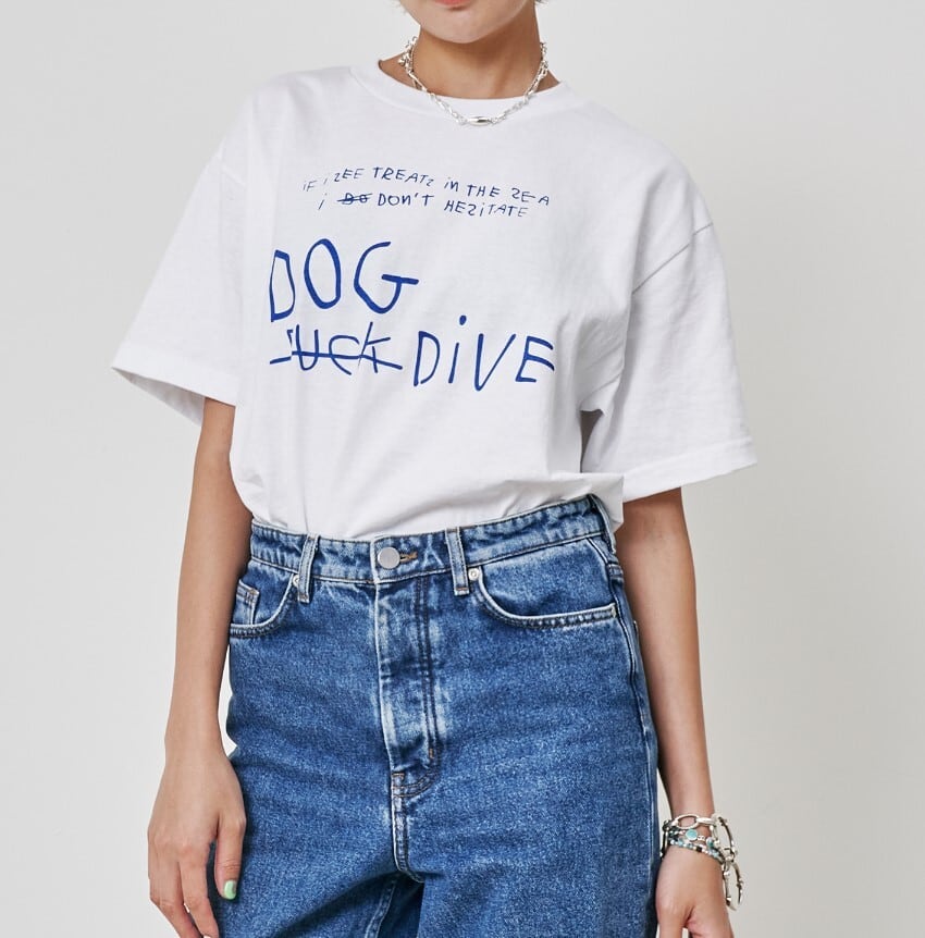 即納【munikund】Dog Dive T-Shirt《パパママ用》