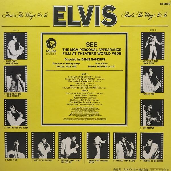 Elvis Presley / That's The Way It Is [SX-61] - 画像2
