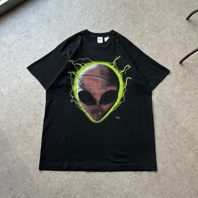 90s FREEZE alien "big face" T-shirt【仙台店】
