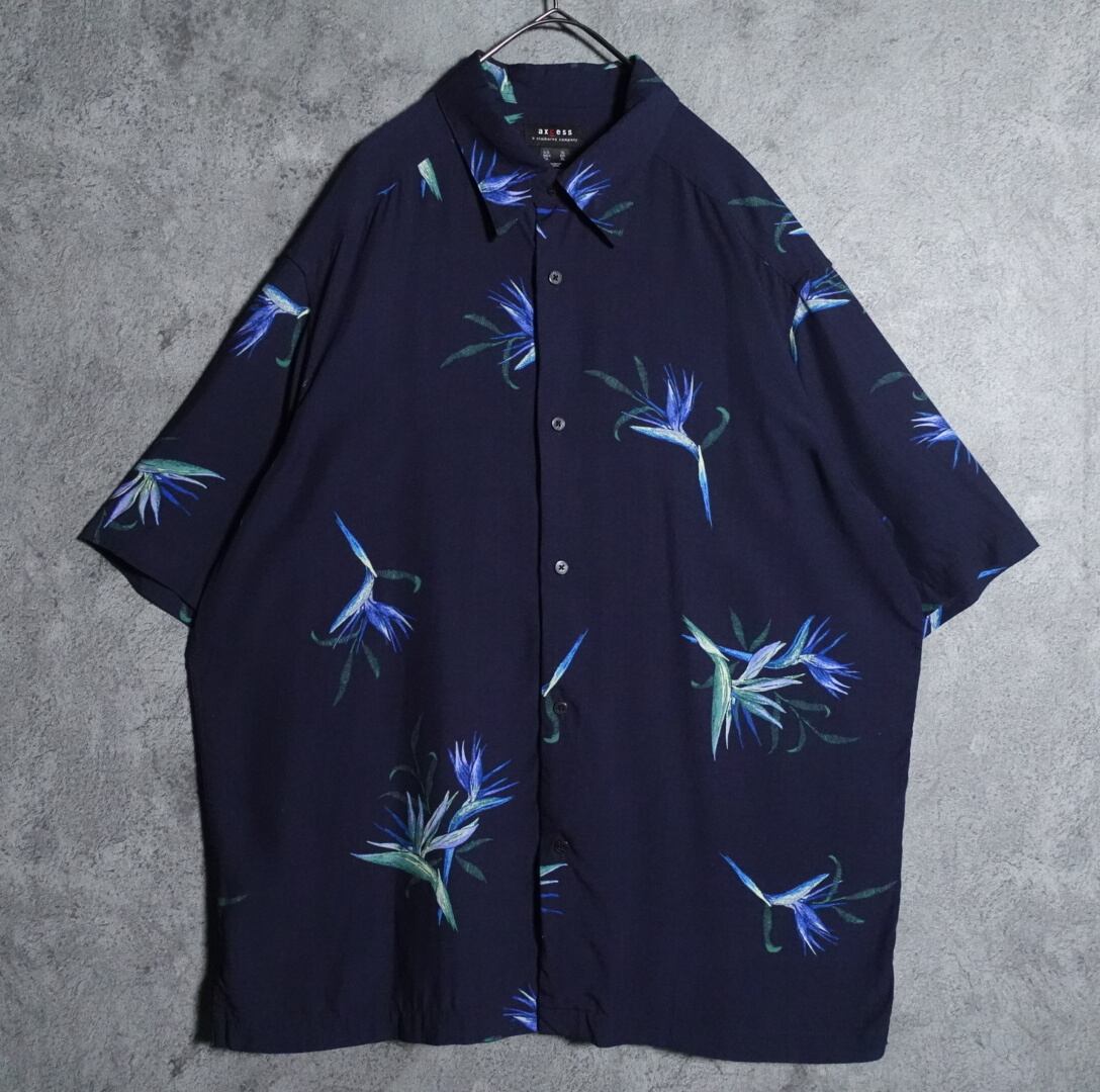 Flower design patterned shirt