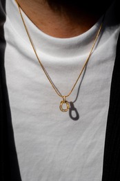 【Horse Dia Necklace】medium / GOLD