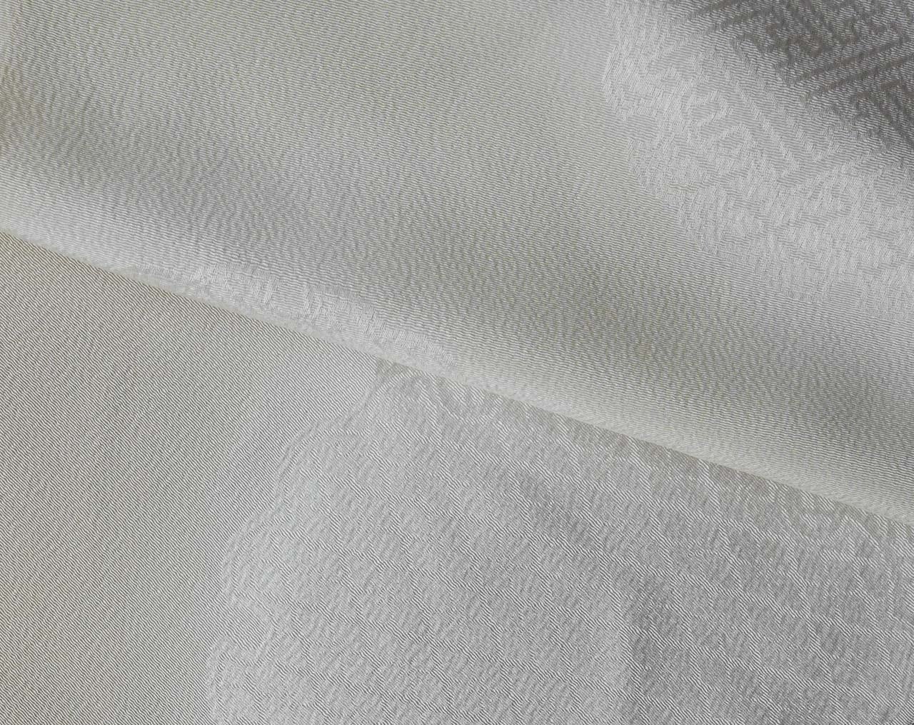 【衿秀・帯揚げ】砂色地 雪輪暈しに花菱紗綾形文 帯揚げ 260912-73