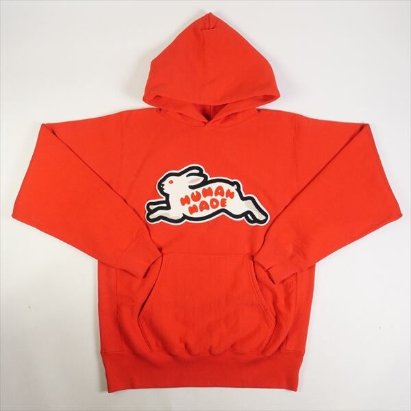 S HUMAN MADE RABBIT パーカー HOODIE RED HUMAN MADE - S HUMAN MADE RABBIT パーカー HOODIE RED の通販 by You