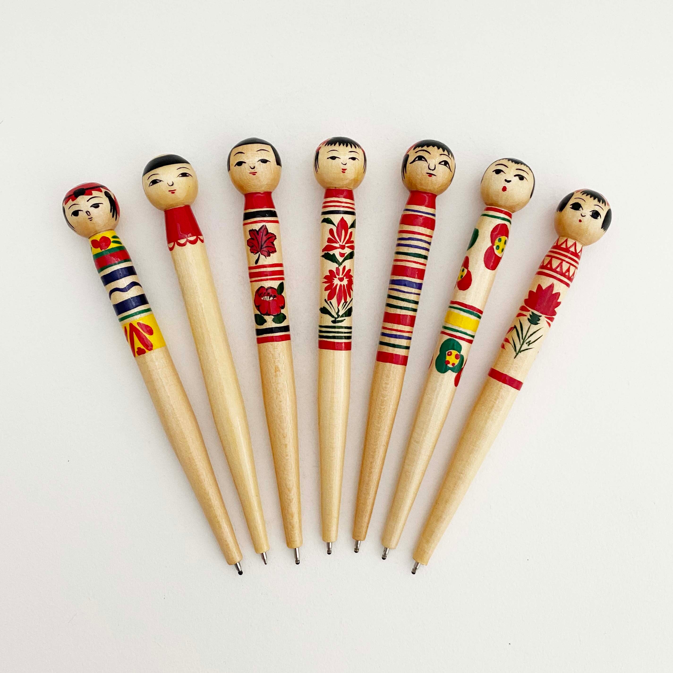 ロシアのマトこけしペン（7種類） | kokeshka