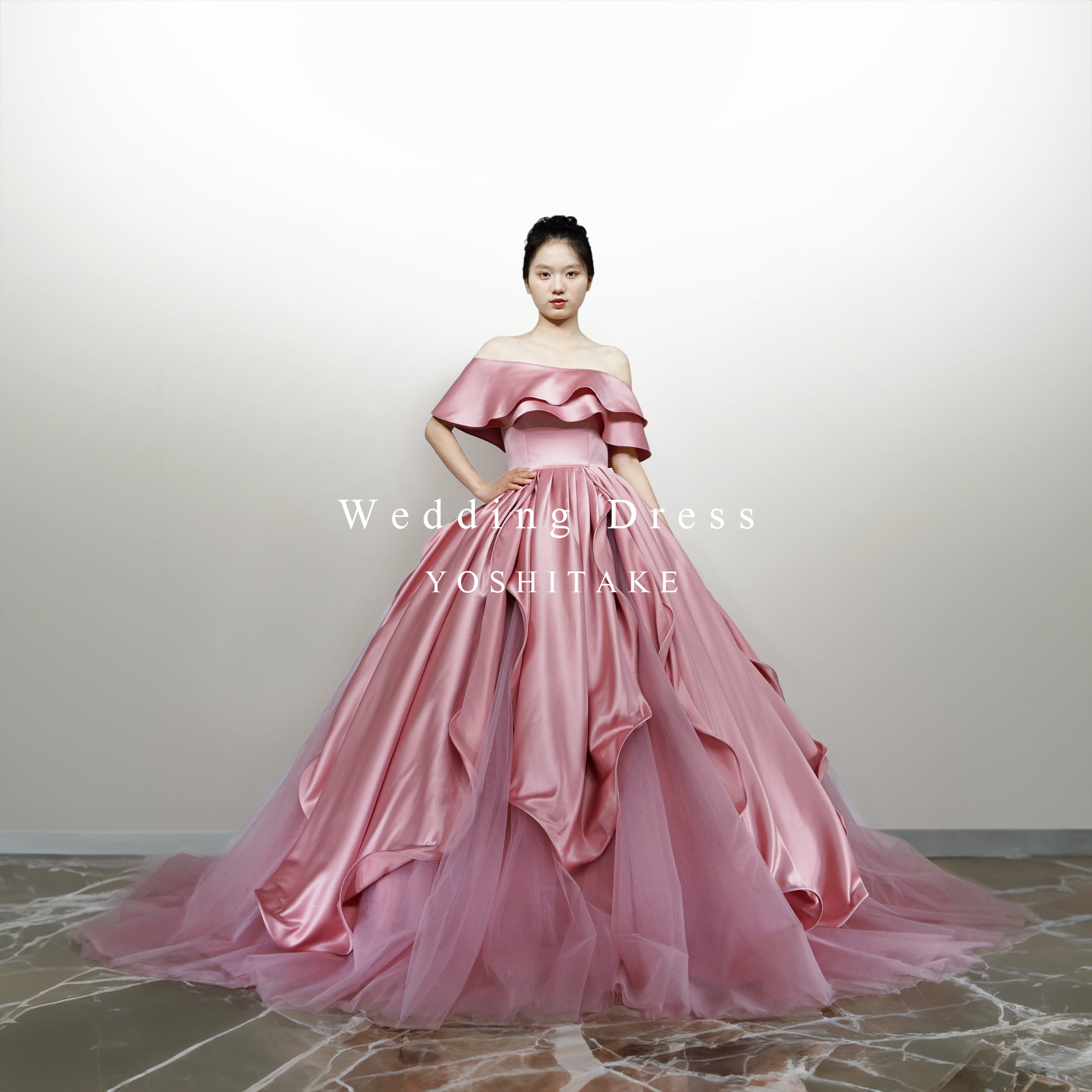 サンプルドレス】シフォンスレンダー・ロングスリーブ Y1690