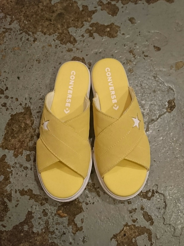 "CONVERSE ONESTAR SANDAL"BUTERYELLOW /OWEGRMENT/WHITE