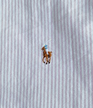 Vintage 90s L Button down stripe shirts -Polo Ralph Lauren-