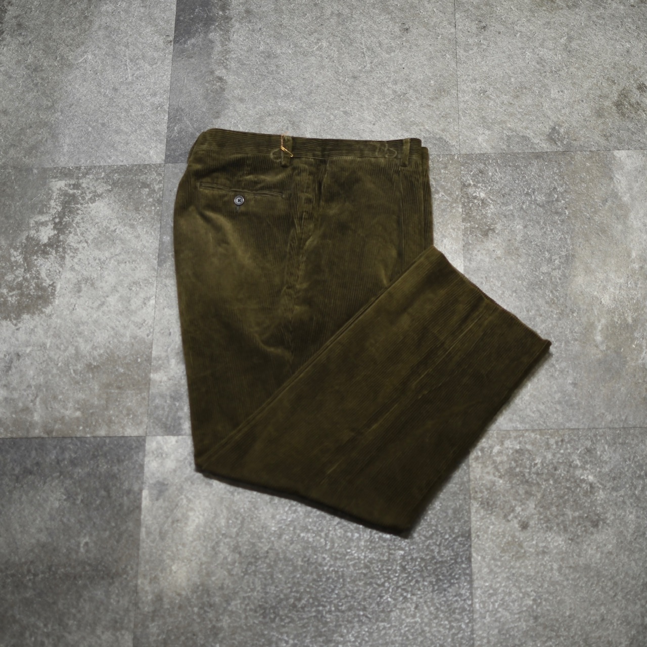 DUCA VISCONTI DI MODRONE khaki corduroy pants