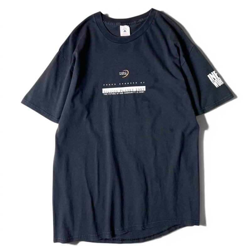 USA製 90s Long Haul セミ トラック Tシャツ 90s 1997 NEC 企業物 3面 プリント 半袖 Tシャツ L / 90年代 アメリカ