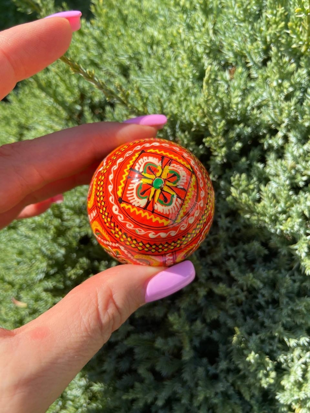 装飾用プィサンカ（イースターエッグ）with stand　コロミヤ博物館モデル - 6