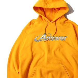 ANSWER COLLECTION / METALIC LOGO HOODIE