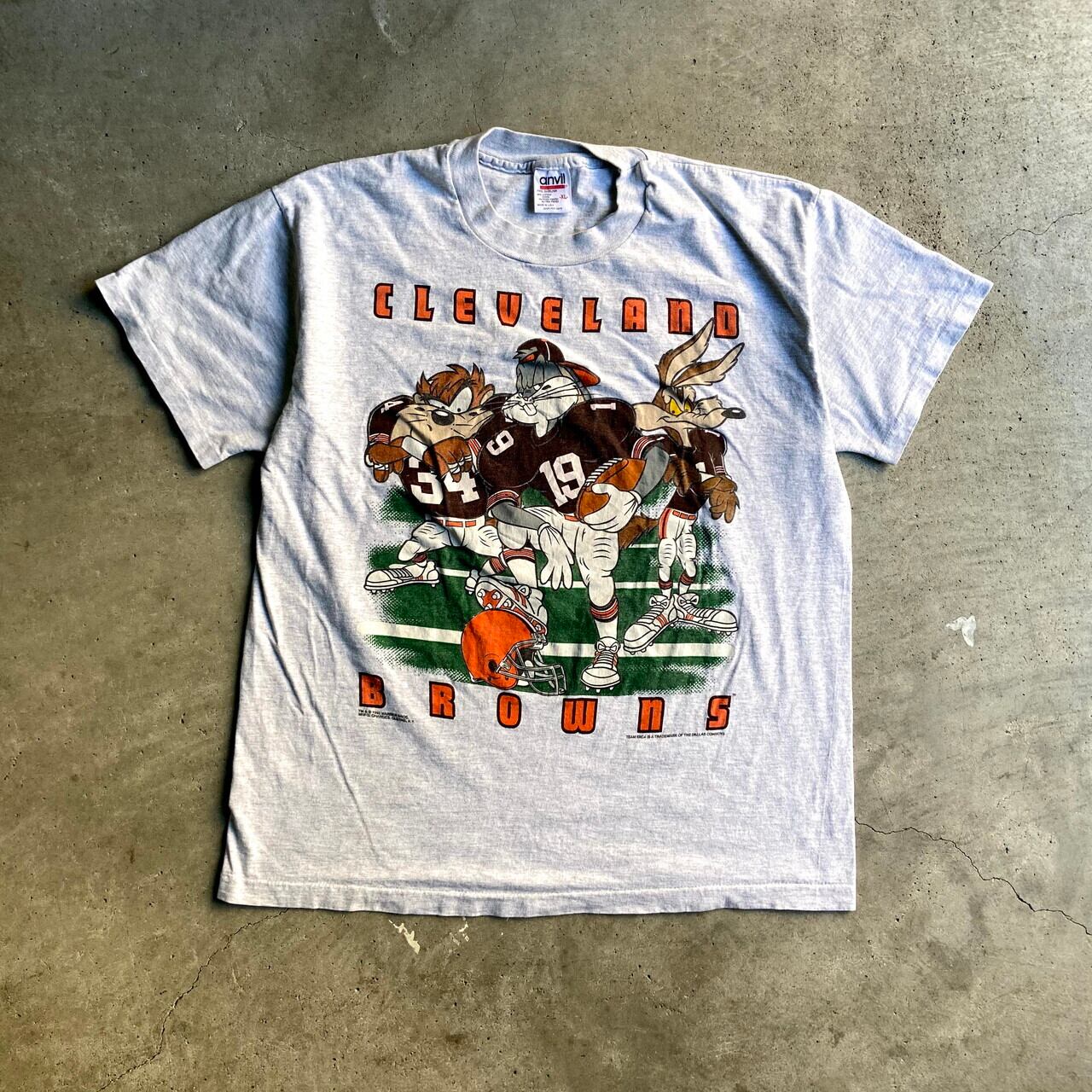 90年代 NFL クリーブランド ブラウンズ バックスバーニー プリントT 