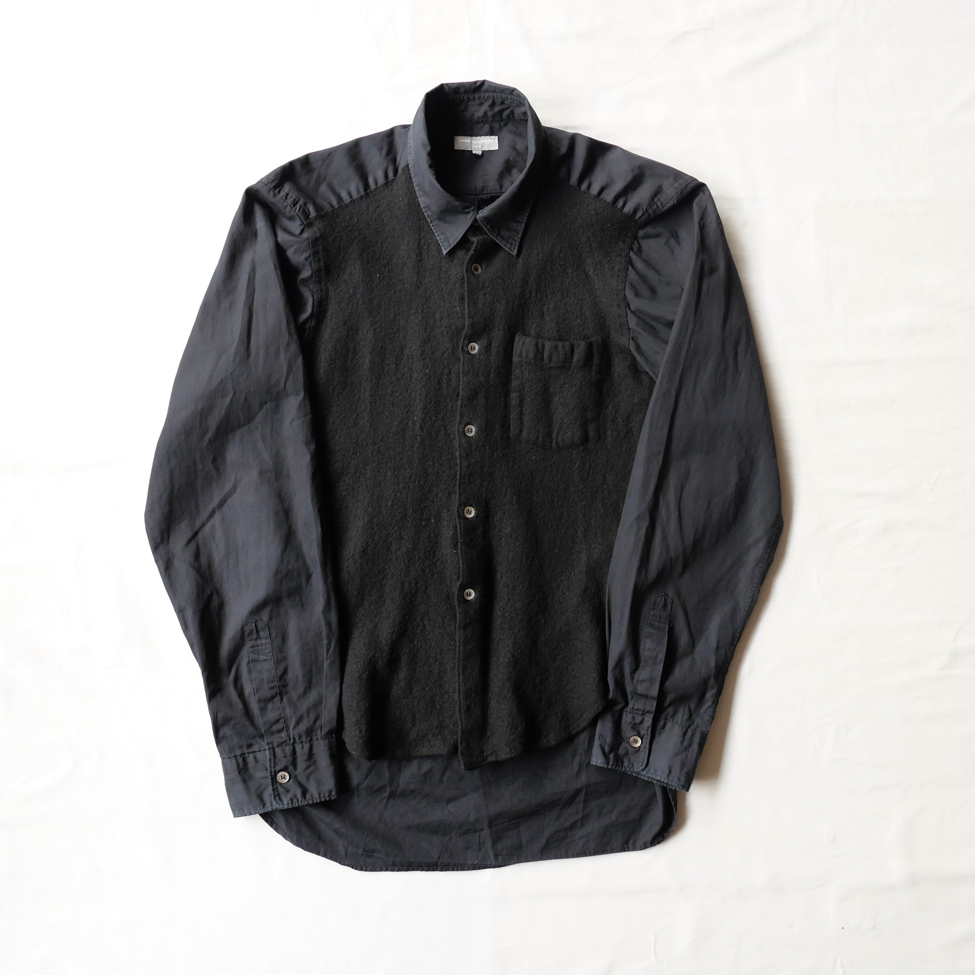 コムデギャルソンオム レーヨンシャツ 田中オム 田中期 半袖シャツ プリュス COMME des GARCONS HOMME 田中オム 総チェック 半袖シャツ 田中オム