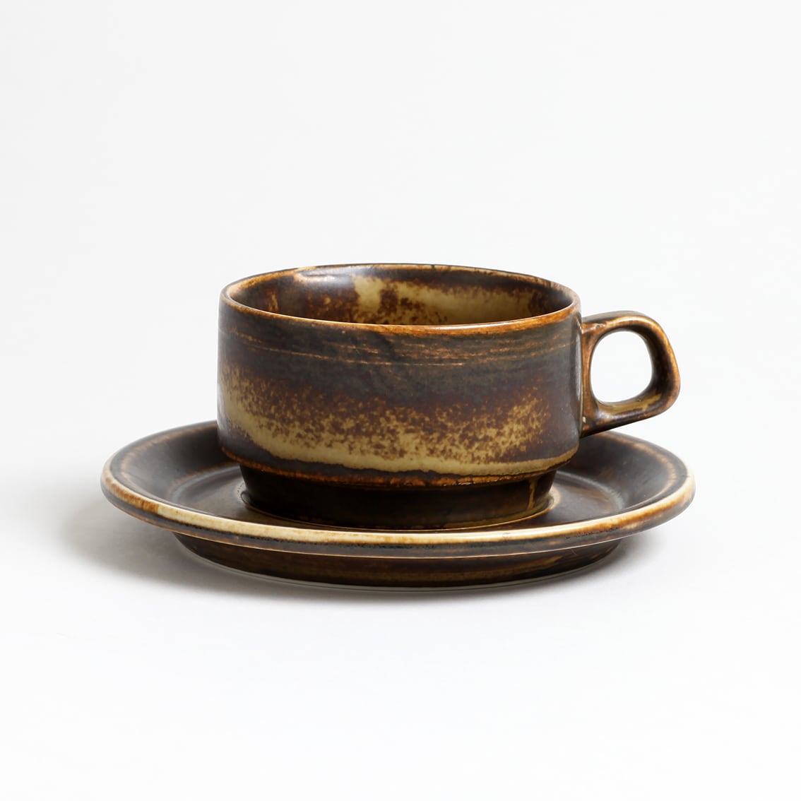 Porsgrund ポシュグルン Lava ラーヴァ カップ＆ソーサー 北欧