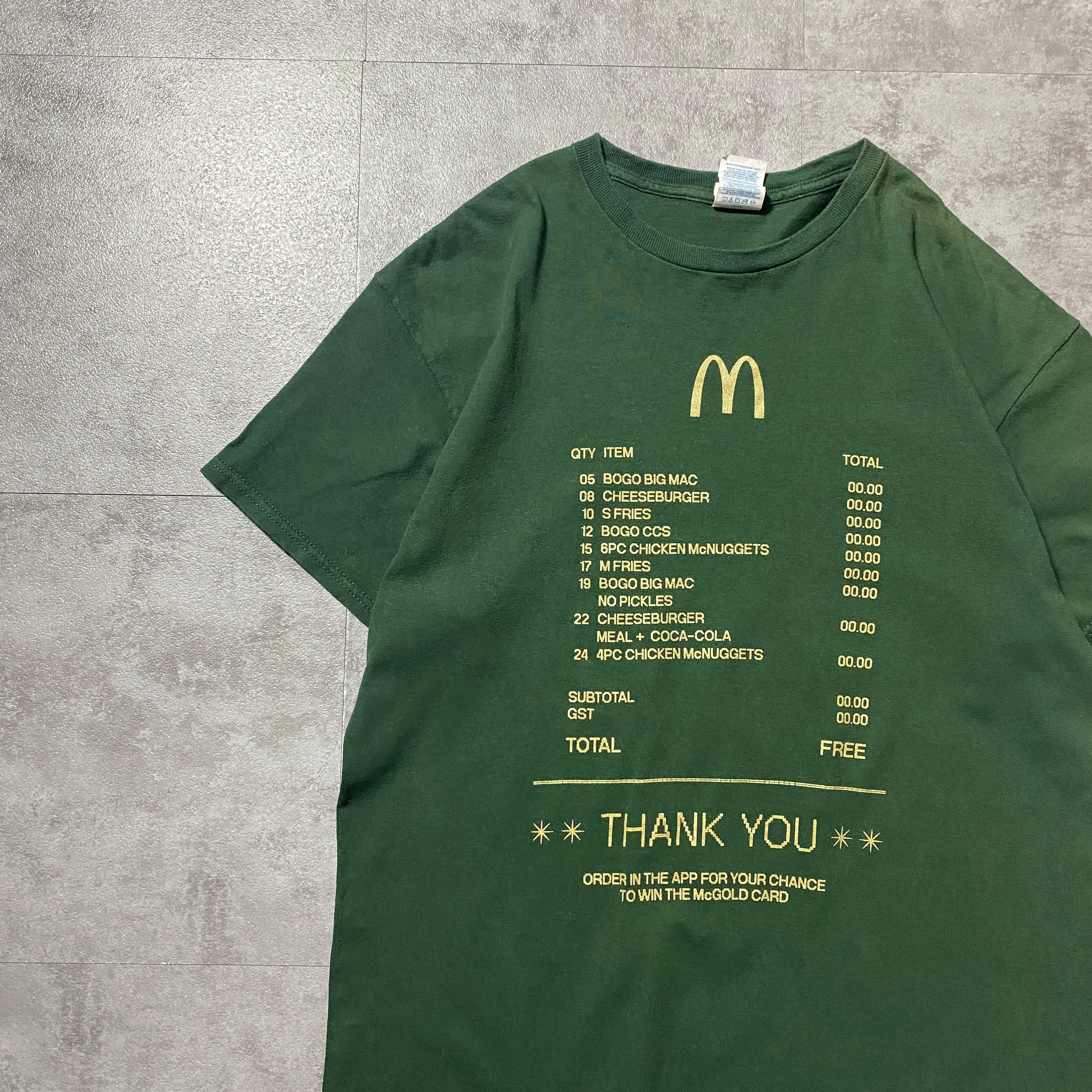 90's McDonald's プロモ Tシャツ USA製 マクドナルド 04b225552f8032b4f14fdf1c7035c6