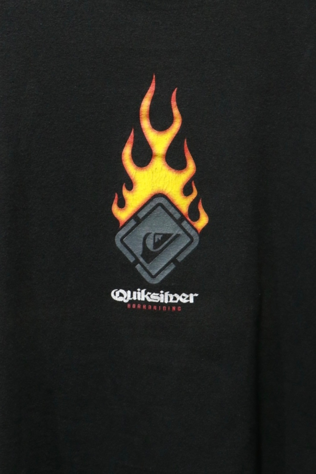 Quiksilver Flame print long sleeve t shirt