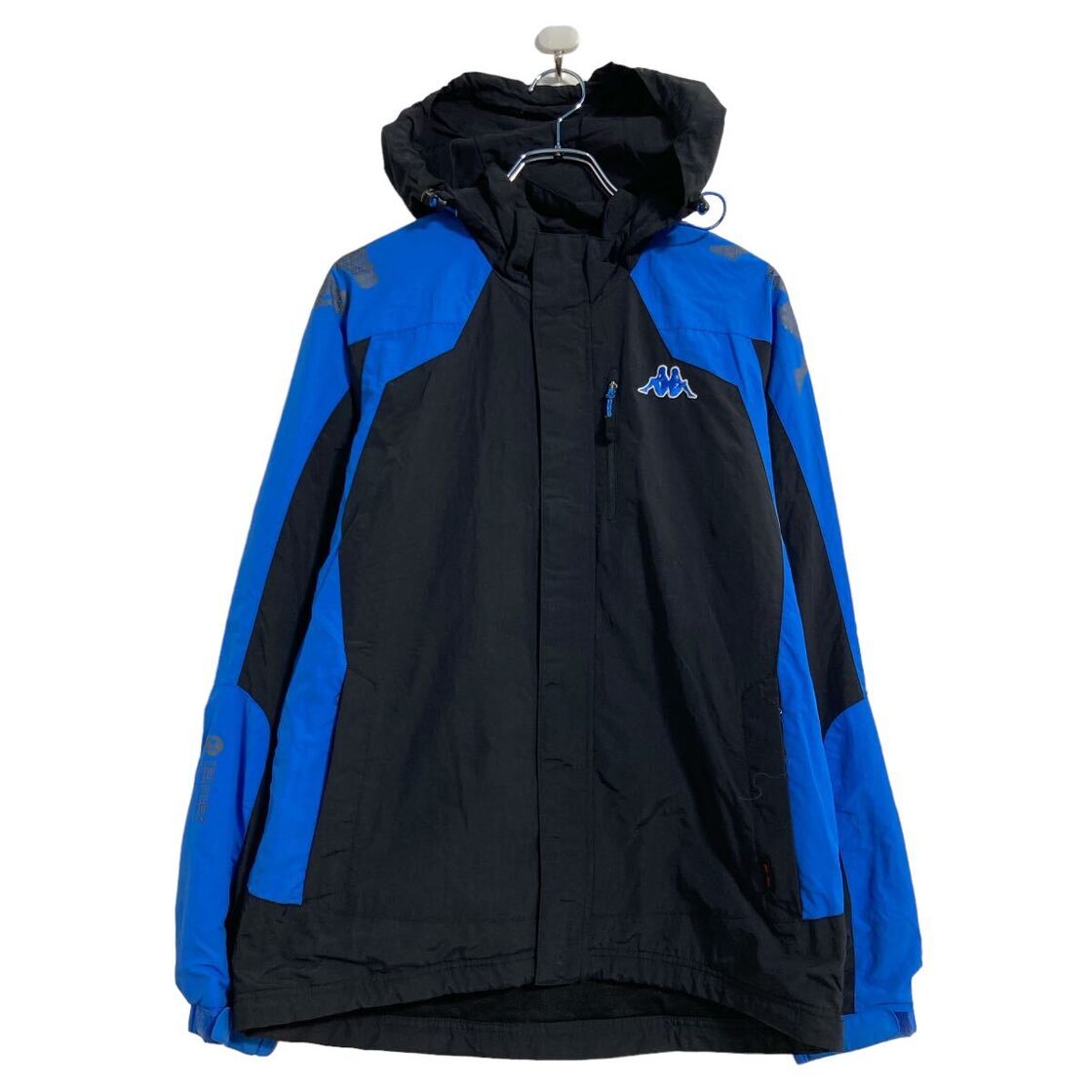 Kappa マウンテンパーカー M ブルー ブラック カッパ ナイロン 