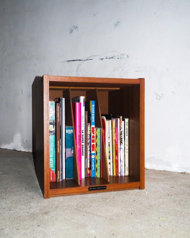 cbs sony record wooden box