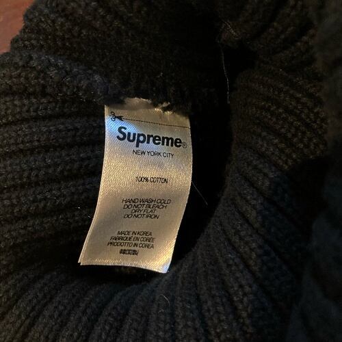 Supreme シュプリーム ニット帽 ブラック 【代官山12】 | ブランド古着