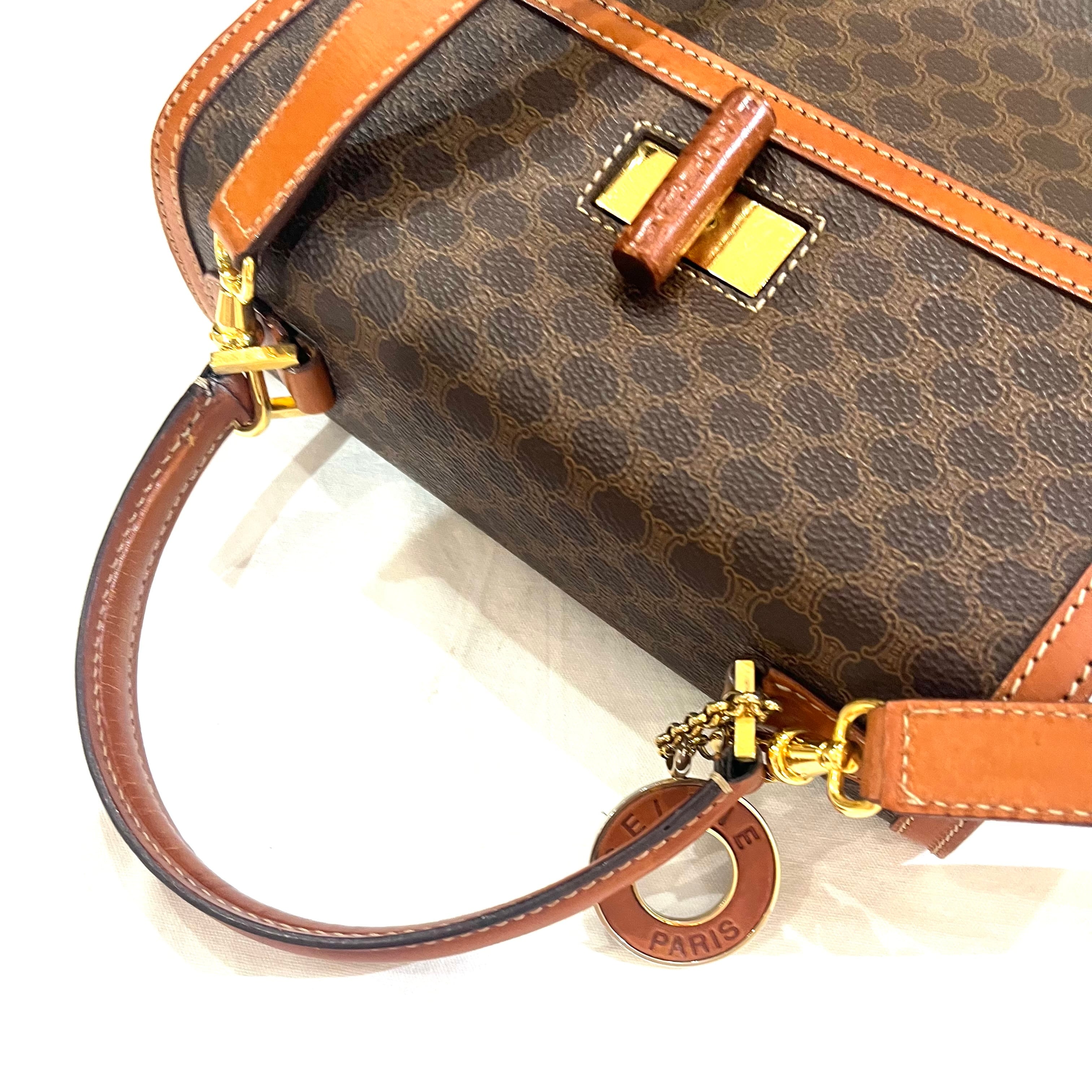 チャーム付き【CELINE】2608 セリーヌ ヴィンテージ マカダム 2WAY