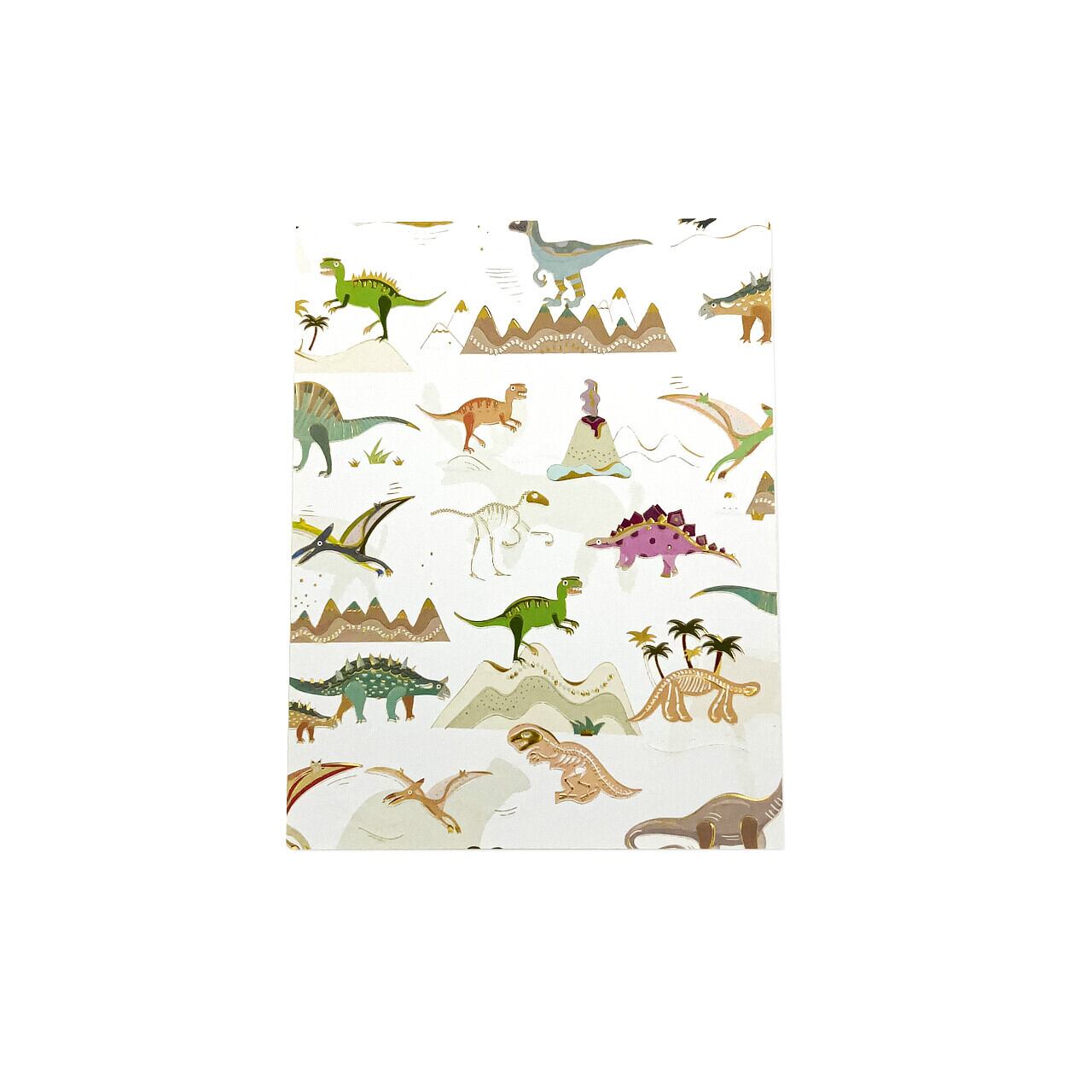 【デザインペーパーシール】恐竜〜フィギュアモチーフ