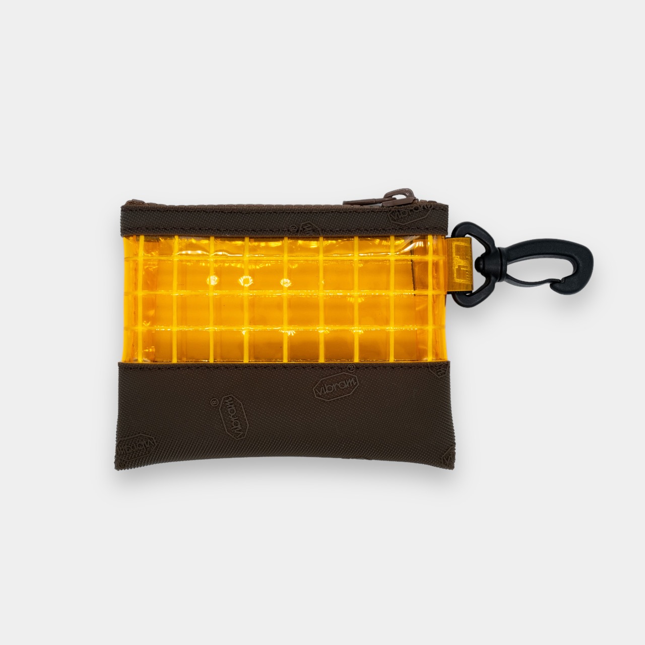 vibram coin case（brown×orange）