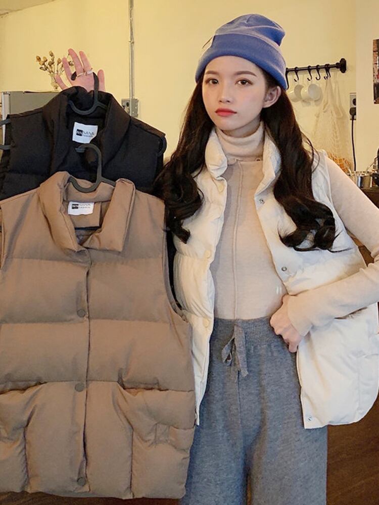 オータムノースリーブジャケット 秋物 ウィンター 冬物 試着室26044170338