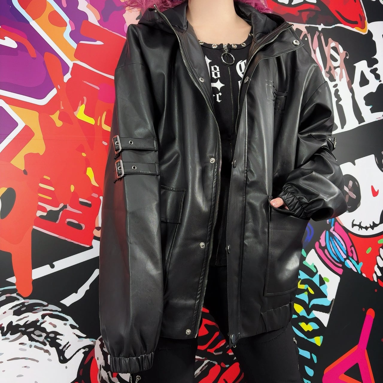 格安新品❗️NierBELTED HOOD RIDERS JACKET【WING】 BELTED HOOD RIDERS JACKET【WING】 | NIER CLOTHING
