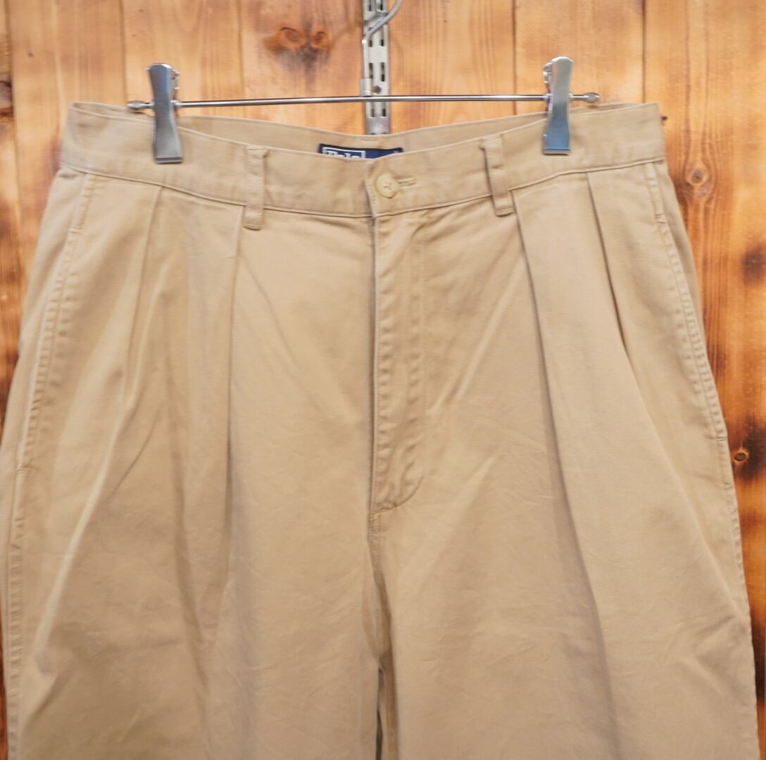 90s ralphlauren polochino チノパン W32 ラルフローレン ポロチノ