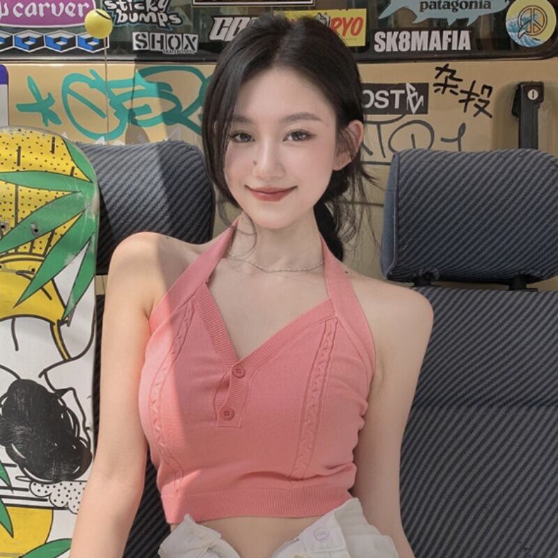 スタンダードニットサマージャケット ピンク レトロ 大人ガーリー スウィート キュート カジュアル 夏物 ピュア YY-ファッション13727276279