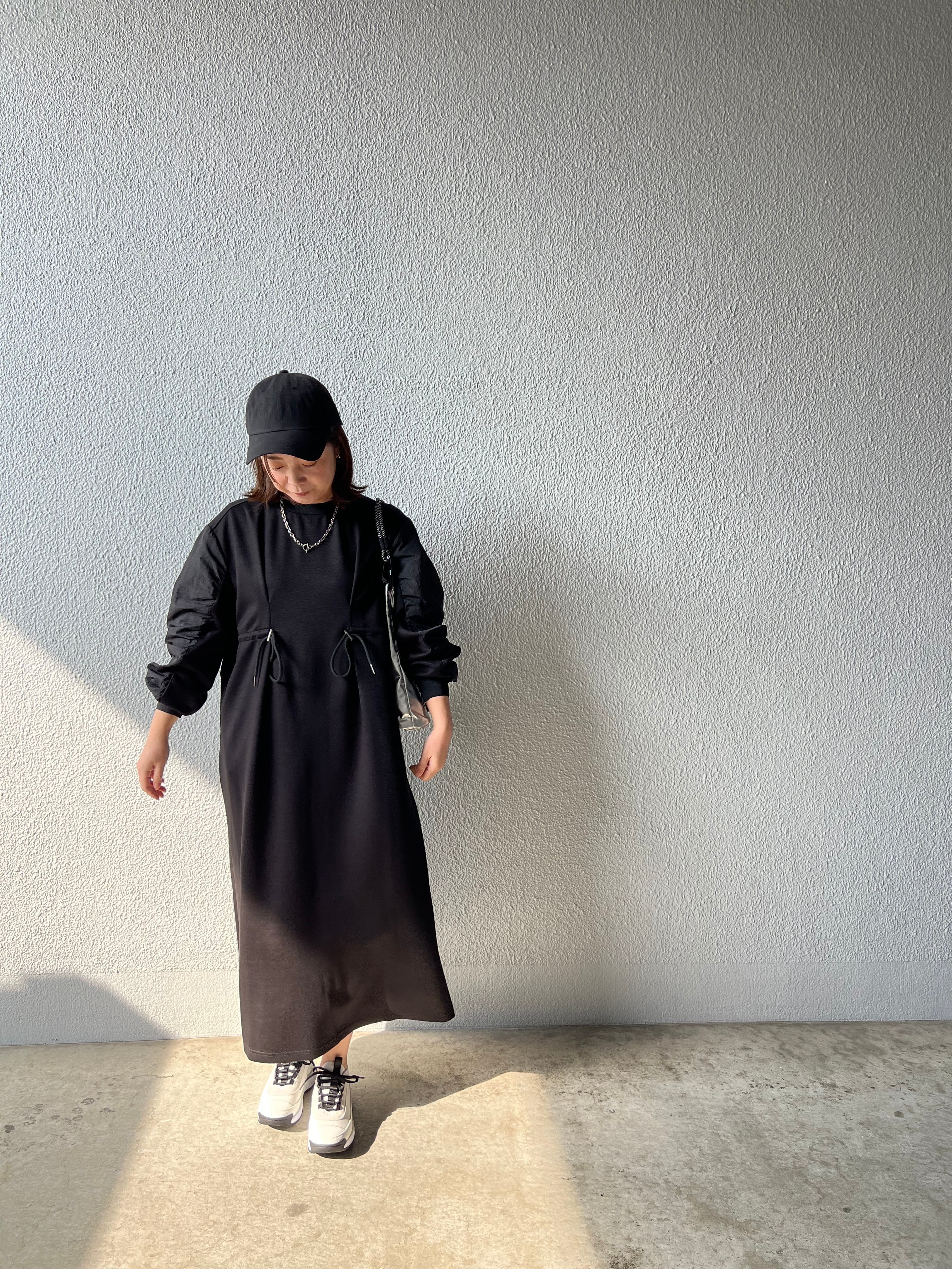 【SELECT】ポンチミリタリードロストタックワンピース 35-0733