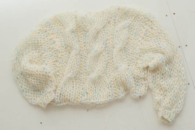 352 candy nep cable pullover | amuamu