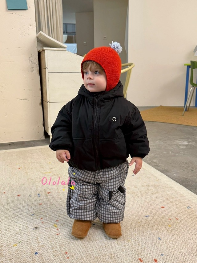 Ololala［取寄］bear hood padding jumper 26winter