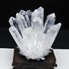 水晶 クラスター 水晶 原石 台座付属 一点物 182-8649
