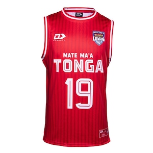 MATE MA'A Tonga Rugby League Basketball Singlet