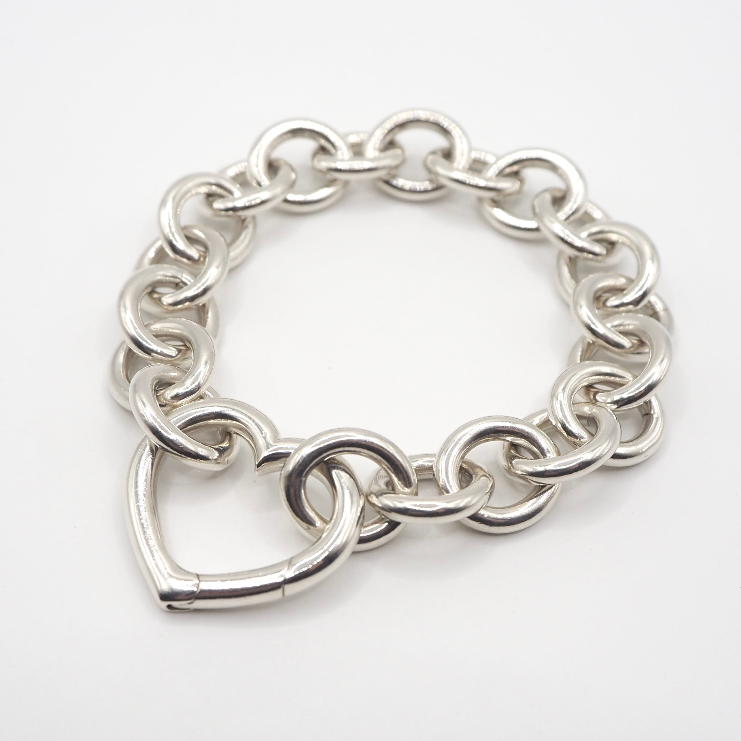 Tiffany&Co. ハート クラスプ ブレスレット シルバー925 ティファニー