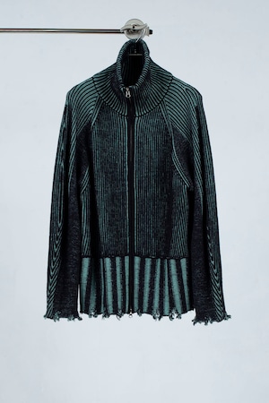 再入荷！リバーシブル Zip knit coat　P23aw001