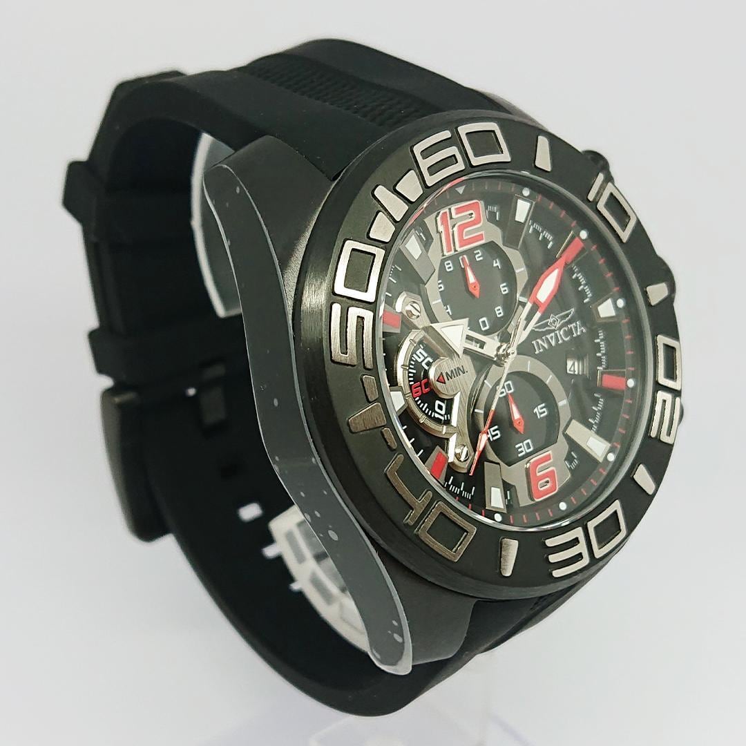 インビクタ腕時計メンズ グリーン ブラック 新品クォーツ高級ブランド
