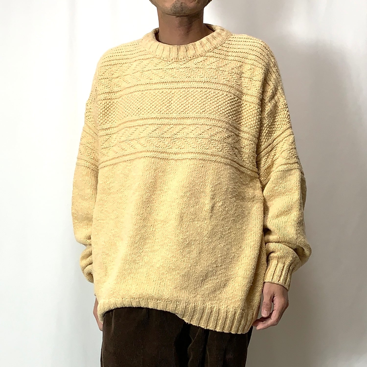 90s vintage LLbean sweater XL セーターXXL