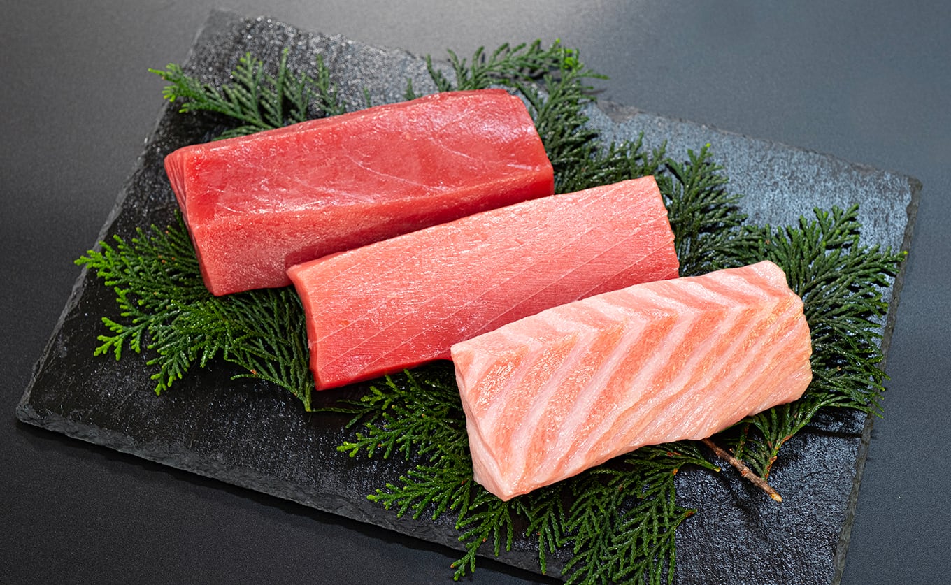 日本一の本まぐろ 最優秀賞受賞 赤身・中トロ・大トロ 3種 各1柵 計