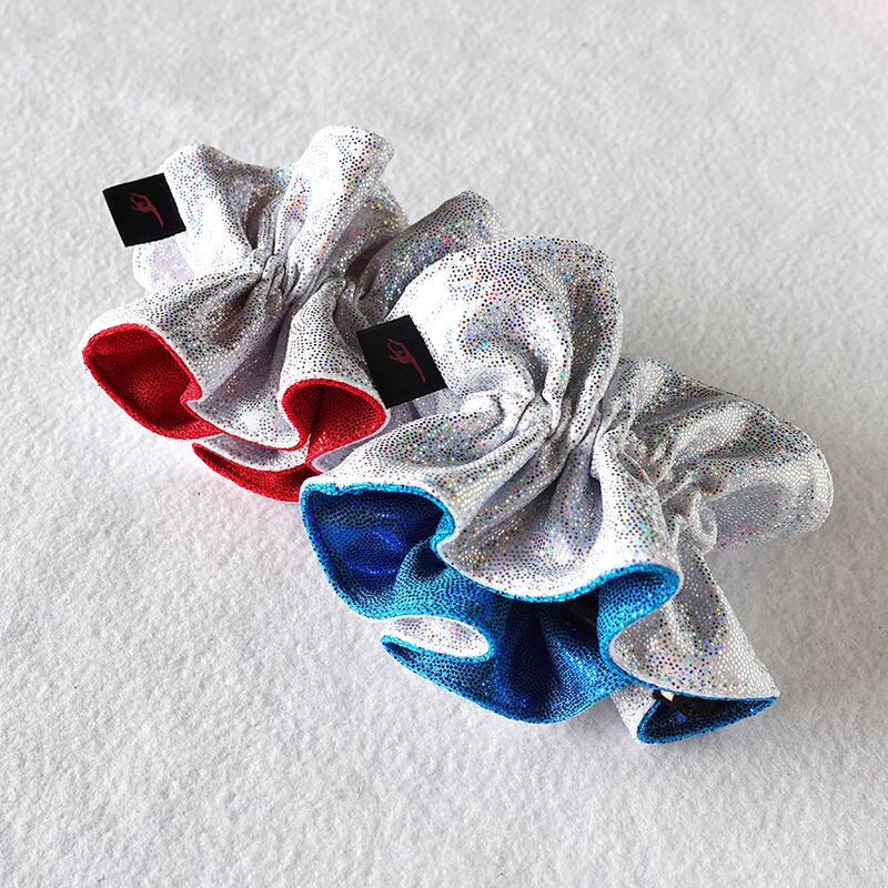 リバティシュシュNo603✿マーブルハーツ ネイビー✿ハンドメイド たまる