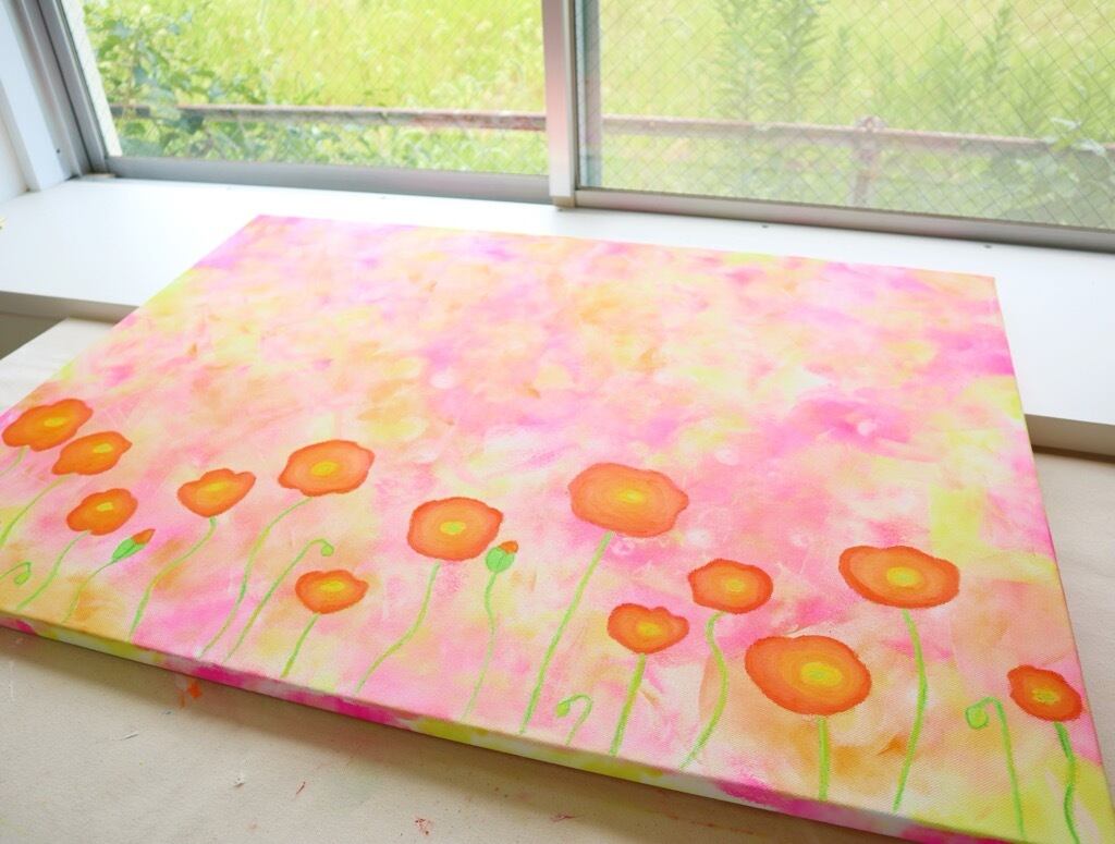 ポピー畑をスキップして