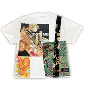 【tshirts134】XL size KIMONO T-SHIRTS white