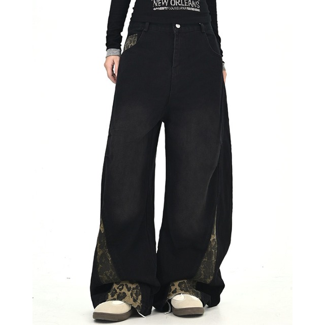 leopard point denim　レオパードポイントデニム　J1318